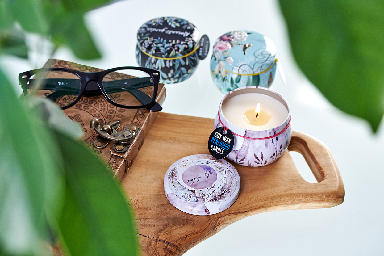 Bougies Cire de Soja Pot en Métal - AW Artisan France