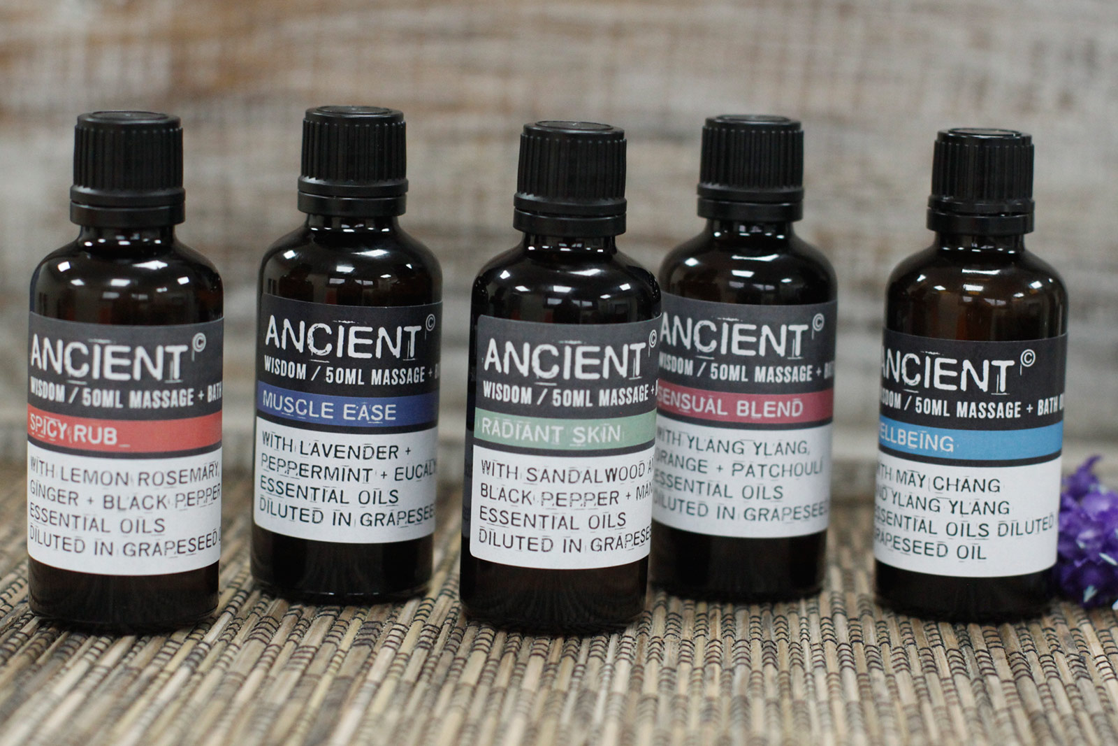 Huiles de bain et de massage 50ml - AWArtisan France
