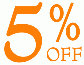 5% de réduction sur votre première commande