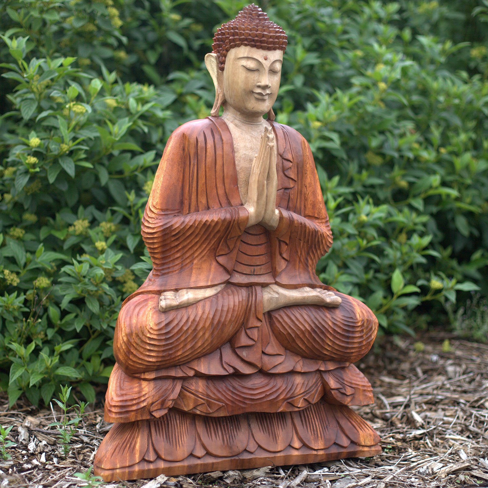 Statue Boudha Sculptée Main