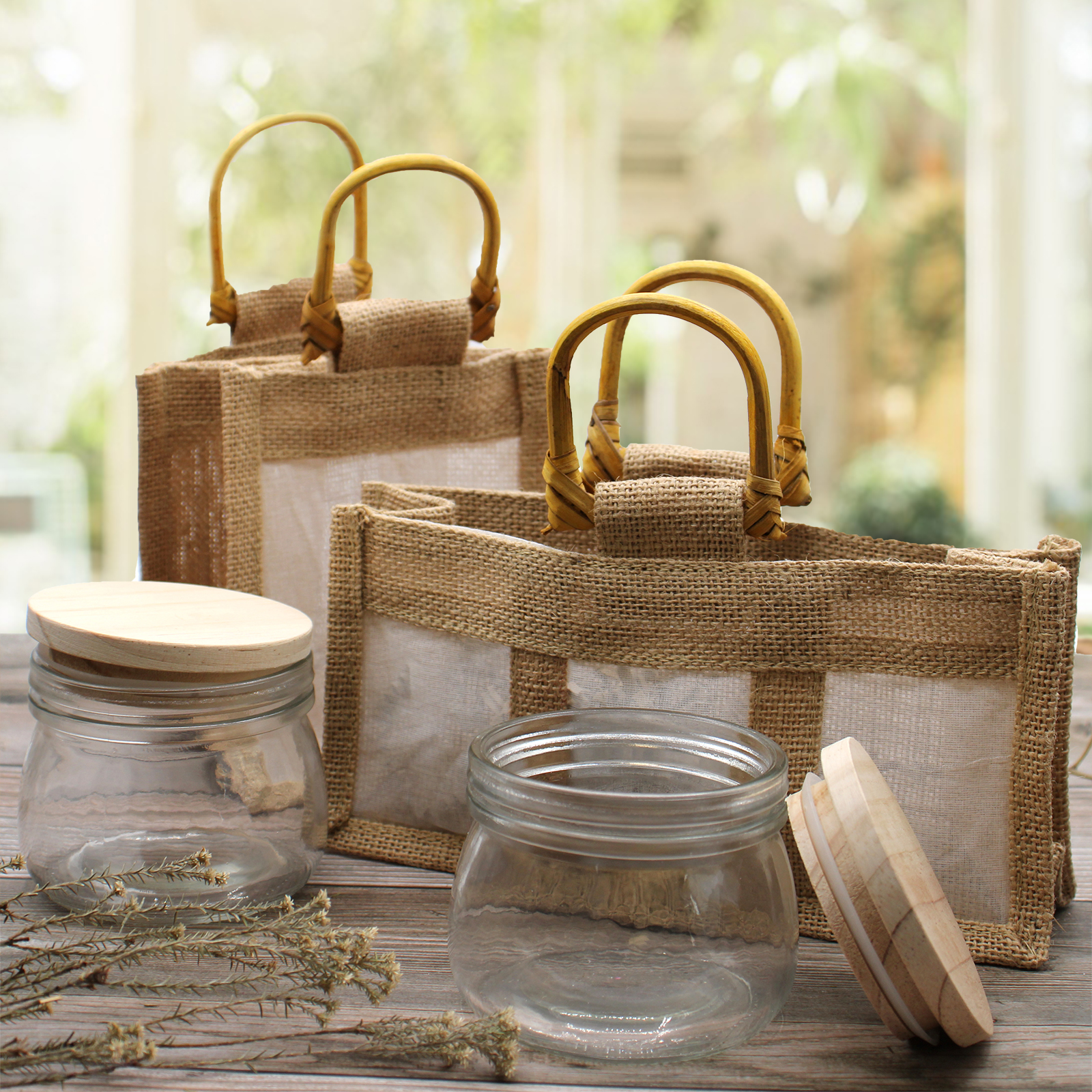 Paniers Cadeaux en Jute
