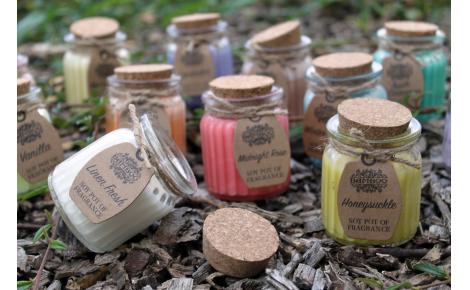 Bougies parfumées à la cire de soja