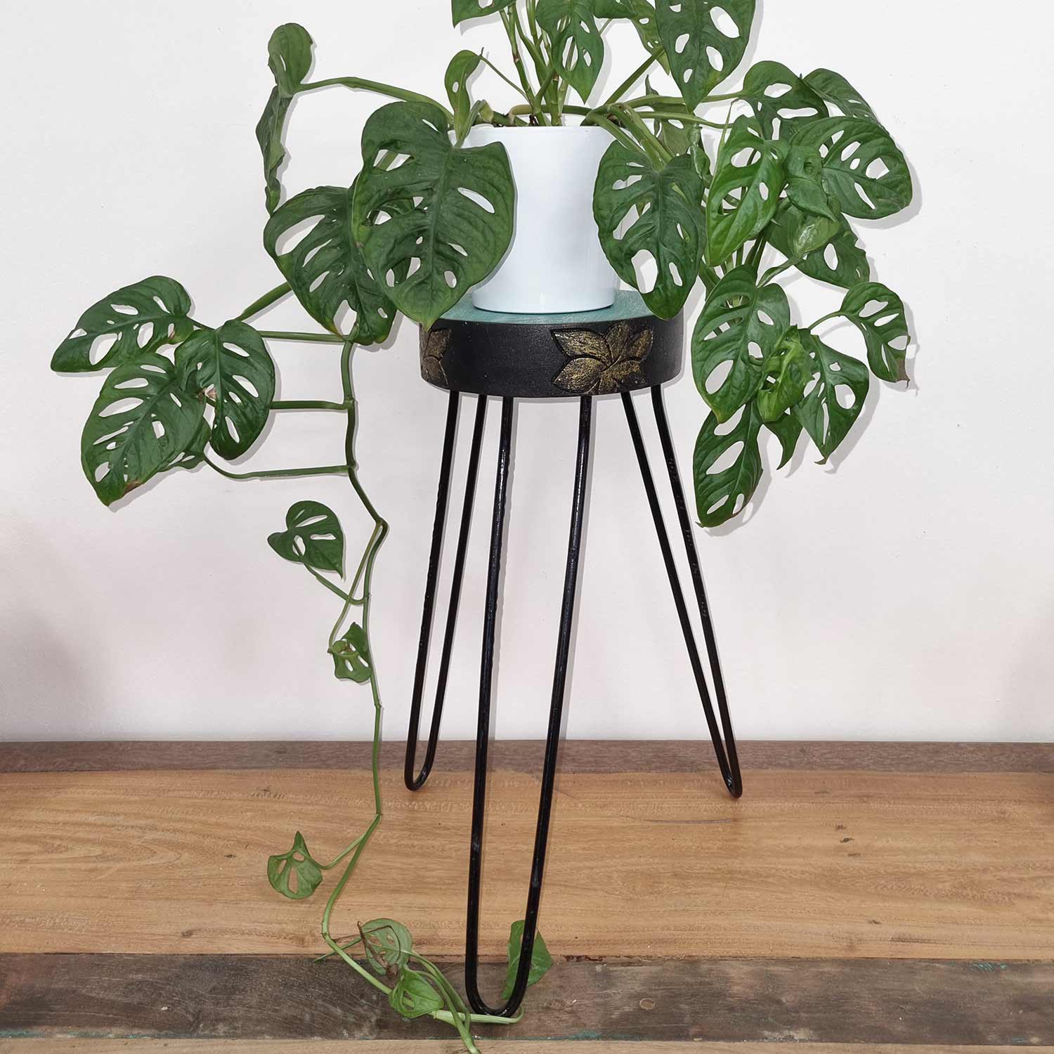 Support pour plantes en bois