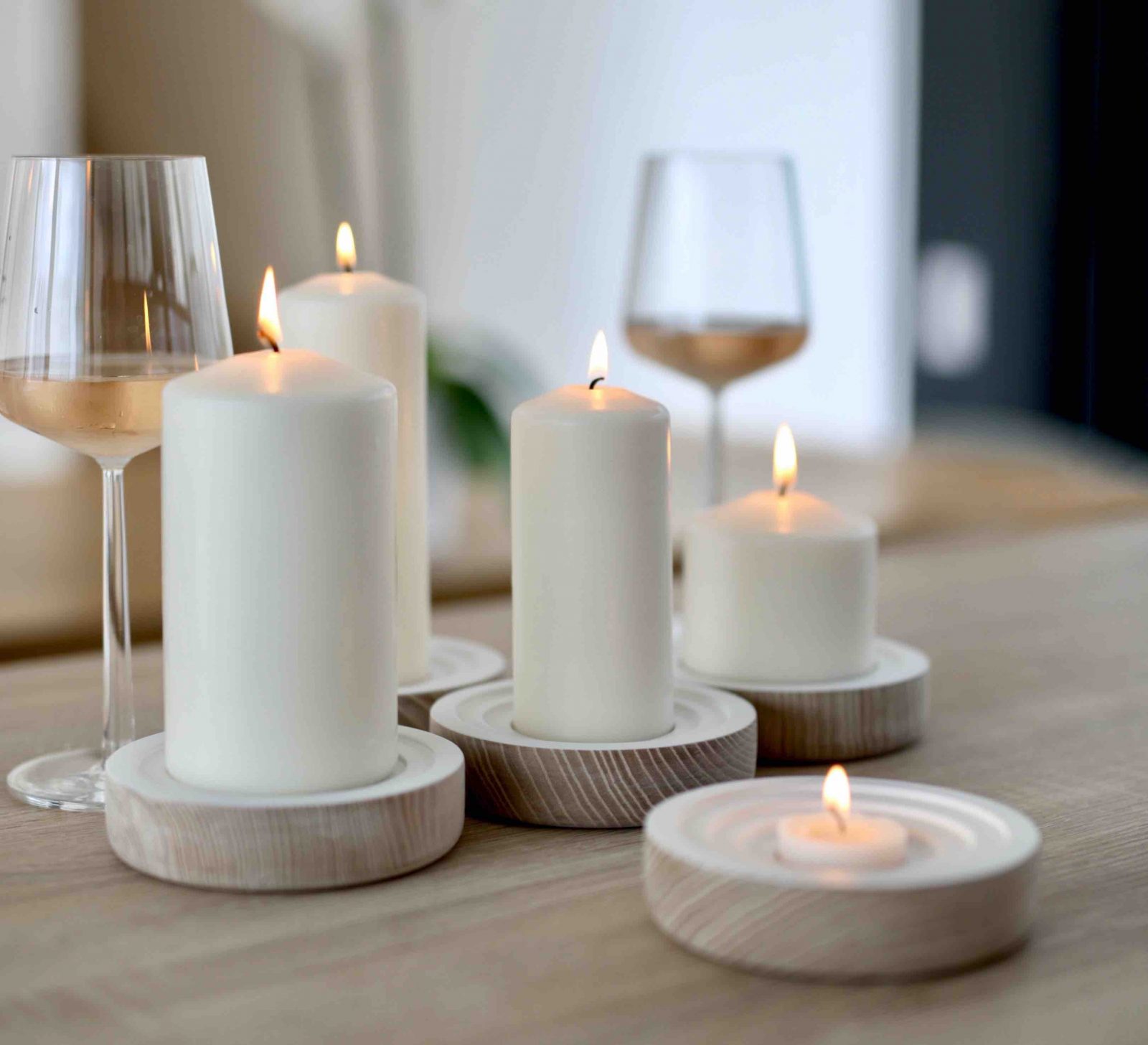 Bougies Pilier pour Tables et Dîners