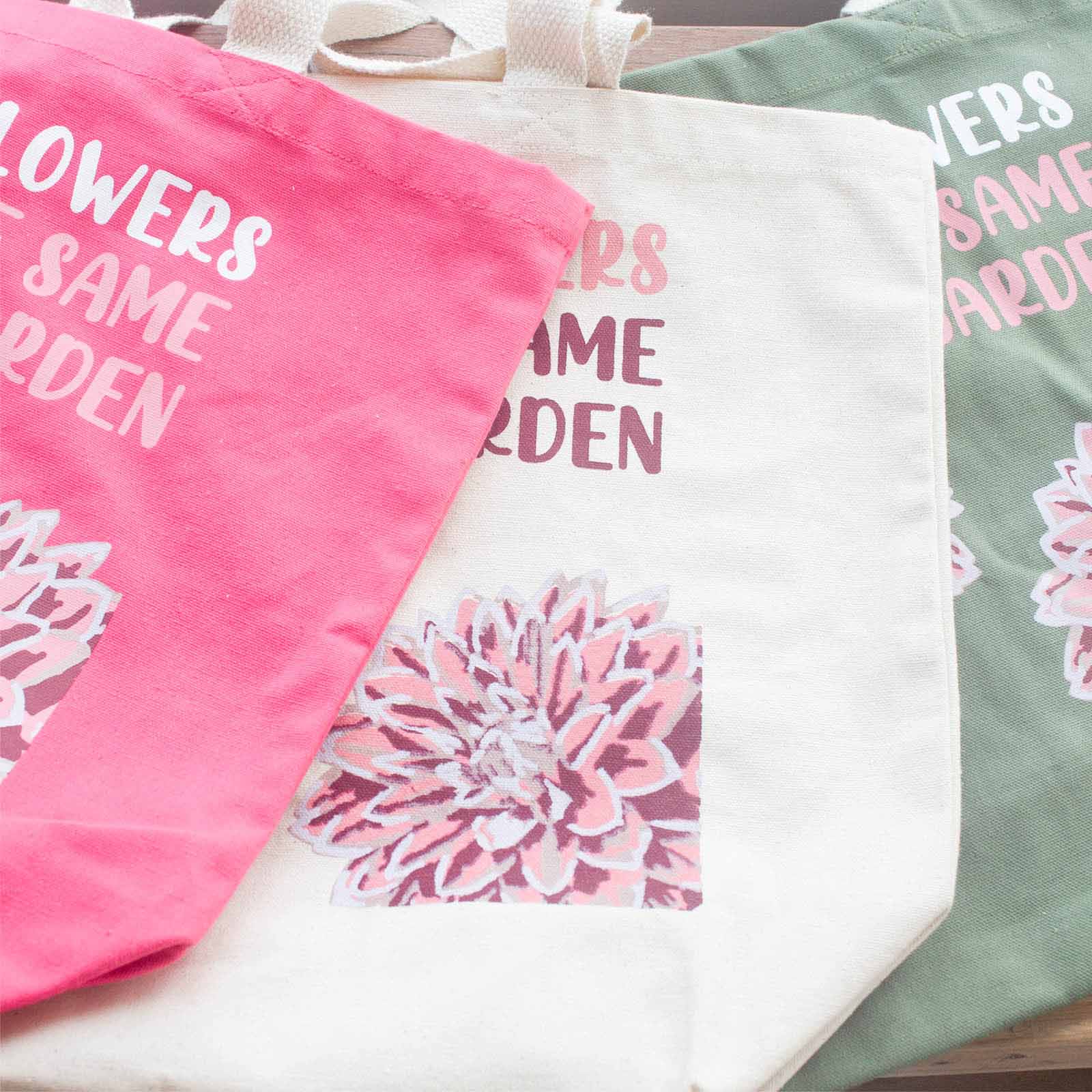 Set de sacs en coton imprimé