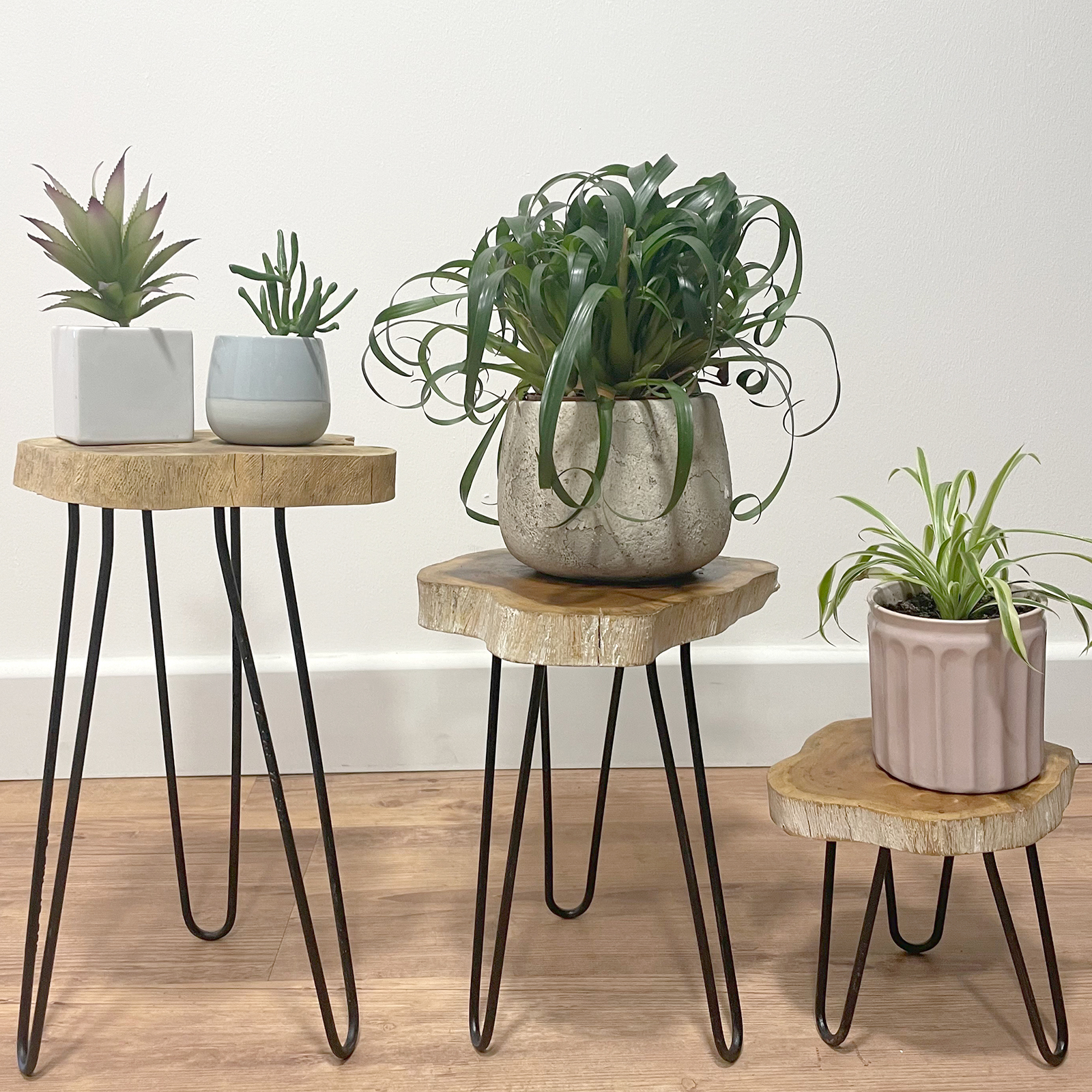 Vente en gros de support pour plante en bois