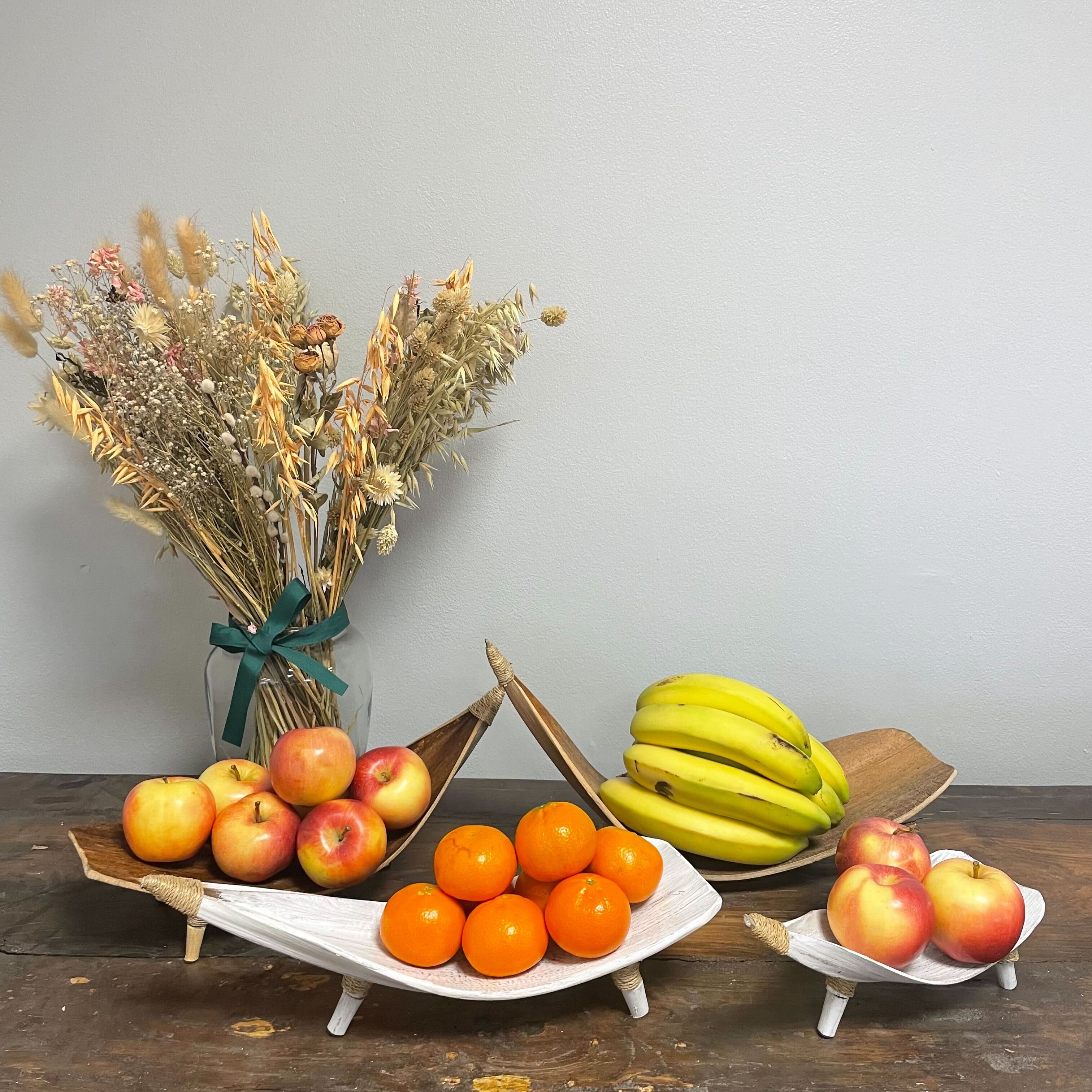 Gamme grossiste de bols a fruits en feuille de coco