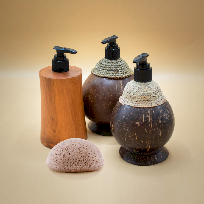 gamme grossiste de distributeur de savon en bois