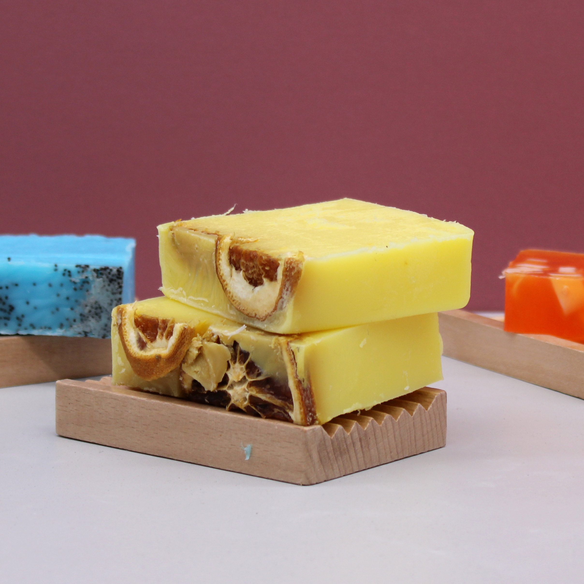 Vente en gros de savon artisanal en tranche de 100g