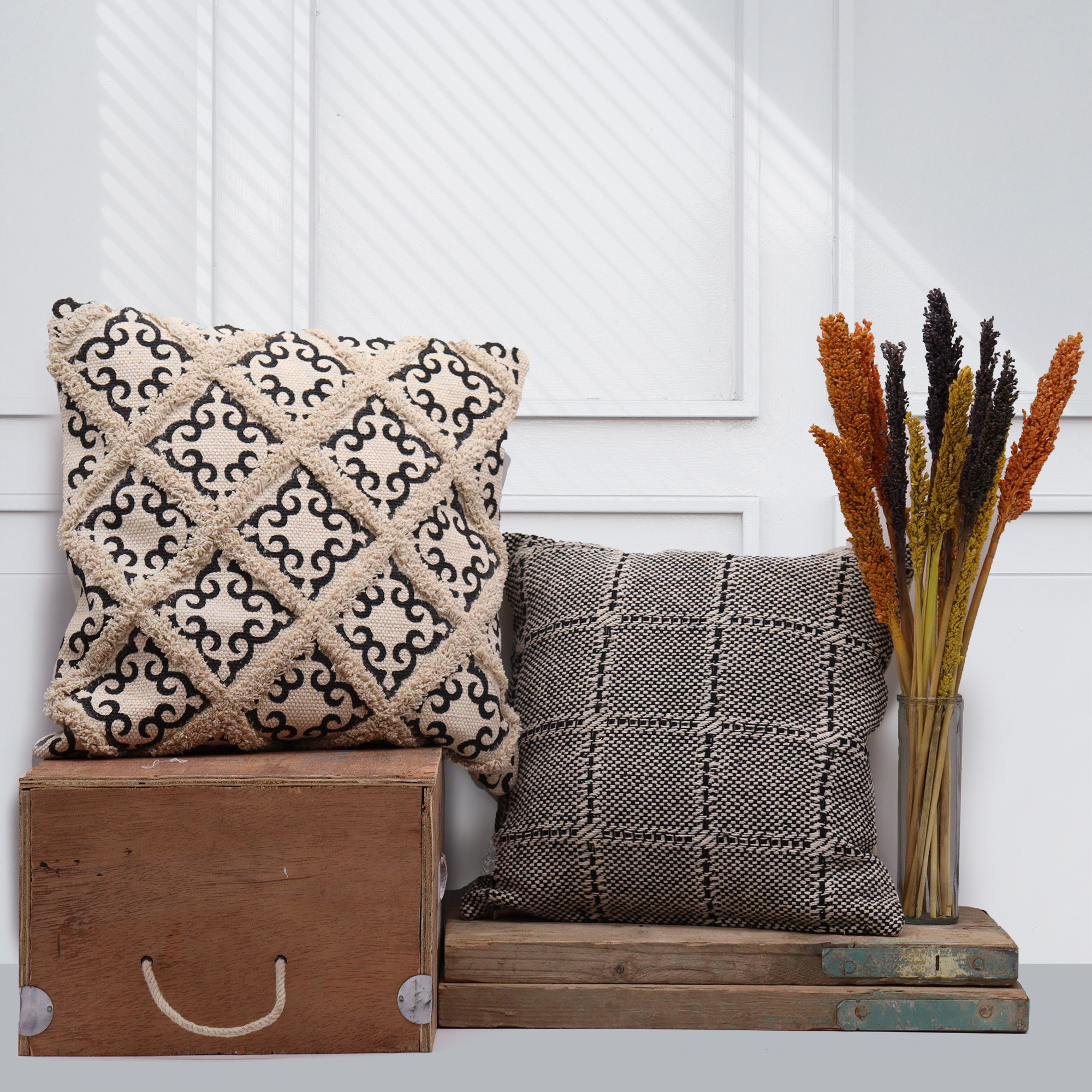 Vente grossiste de housse de coussin indienne
