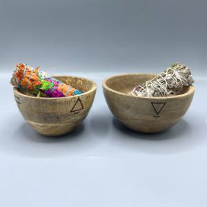 Gamme grossiste de bols en bois pour fumigation et rituels