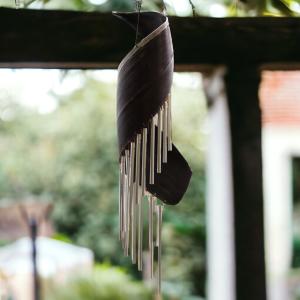 Vente en gros Carillons à vent en feuille de coco