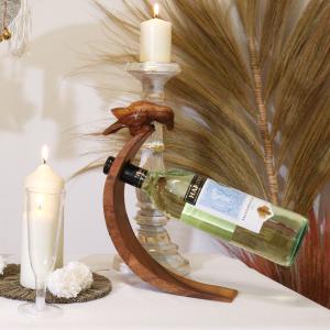 Grossiste Porte bouteilles artisanaux en bois de Suar