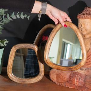 Fournisseur mirroirs bois artianaux