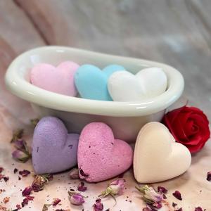 Fournisseur boules de Bain en forme de Coeur