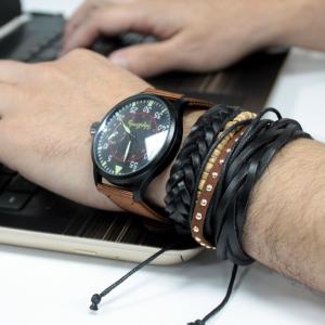 Grossiste bracelets hommes en cuir par AW Artisan France