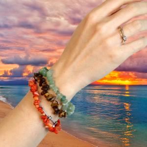 AW Artisan France Grossiste Bracelets en Éclats de Pierres naturelles