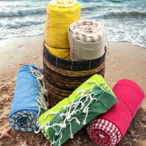 Serviettes et paréos en coton de vente en gros