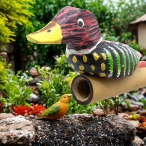 Vente en gros Sifflets en bois en forme d'oiseau