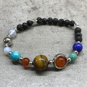 Bracelets en Pierre de Lave par AW Artisan France - grossiste aromathérapie et bijoux