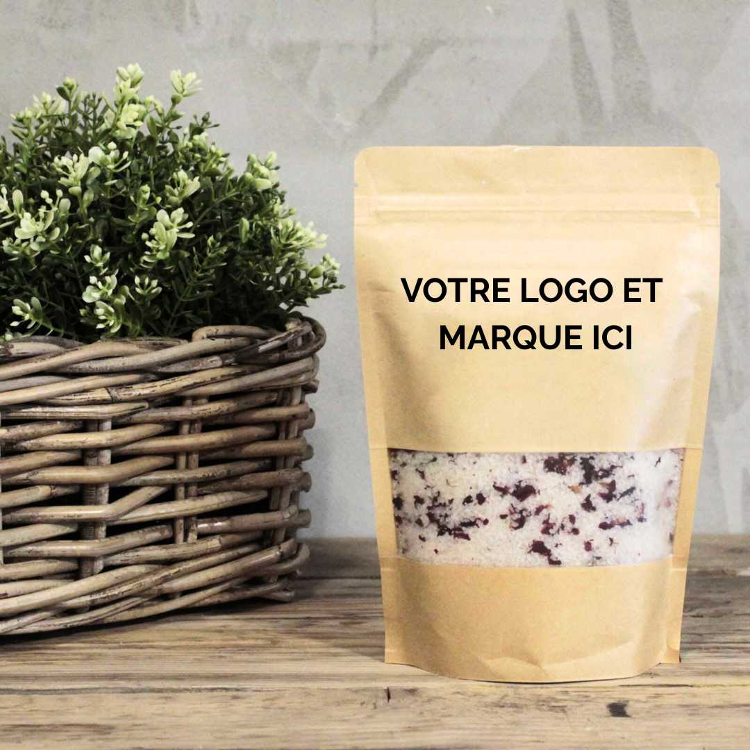 Vente grossiste de mélange de sel de bain d'Himalaya en marque blanche