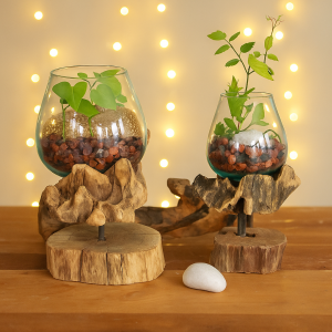 Fournisseur de vase Fondu dans le Bois