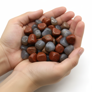 Petites pierres roulées de gros