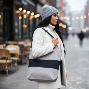 Vente en gros sacs de shoppin tote bag coton naturel